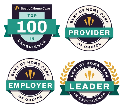 Best of Home Care awards recognizing Senior Care at Home for provider, employer, and leadership excellence
